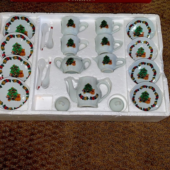 Christmas mini tea set - Picture 3 of 5
